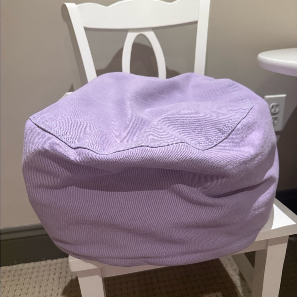 Land Of Nod Lilac Kids Bean Bag Cushion for Floor or Chair
